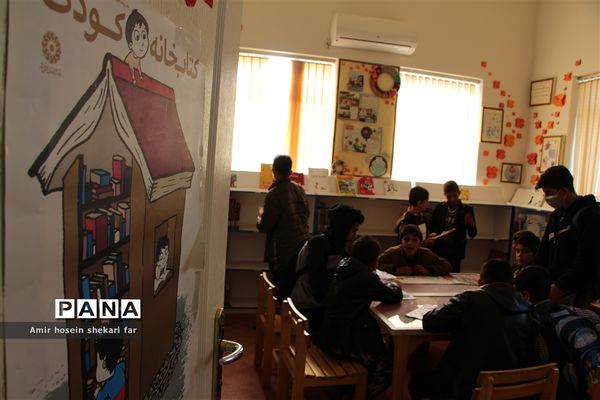 افتتاح بخش نوسوادان کتابخانه شهید دهقان ناحیه ۲ یزد