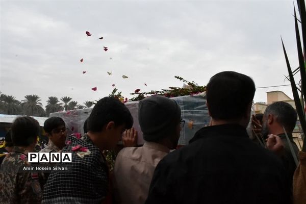 میهمانی شهید گمنام در مدارس جهرم