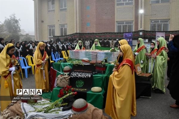 میهمانی شهید گمنام در مدارس جهرم