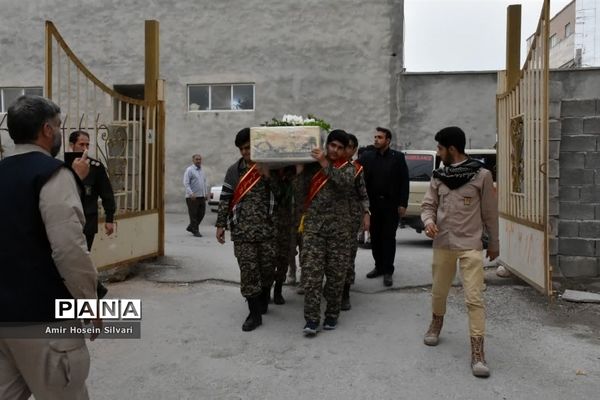 میهمانی شهید گمنام در مدارس جهرم