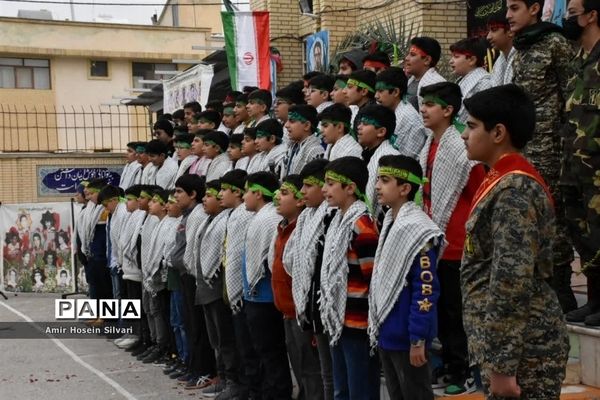 میهمانی شهید گمنام در مدارس جهرم