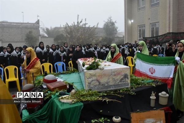 میهمانی شهید گمنام در مدارس جهرم