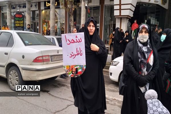 آیین استقبال و تشییع شهید گمنام در قائمشهر