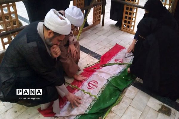آیین استقبال و تشییع شهید گمنام در قائمشهر