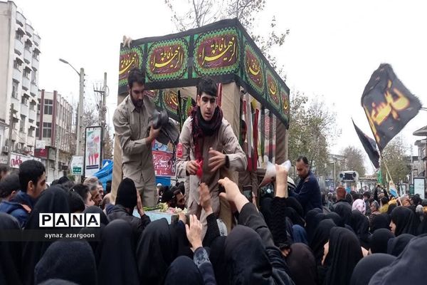 آیین استقبال و تشییع شهید گمنام در قائمشهر