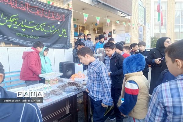 برپایی موکب در دبستان های ناحیه 3 شیراز به مناسبت شهادت حضرت زهرا سلام الله علیها
