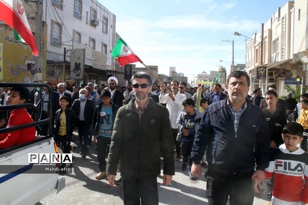 راهپیمایی 9 دی روز بصیرت و میثاق با ولایت در شهرستان بهبهان