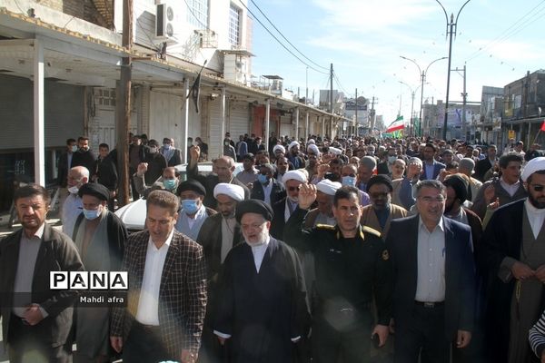 راهپیمایی 9 دی روز بصیرت و میثاق با ولایت در شهرستان بهبهان