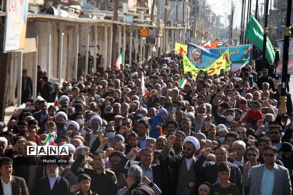 راهپیمایی 9 دی روز بصیرت و میثاق با ولایت در شهرستان بهبهان