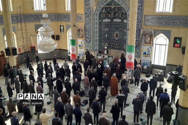 تجمع پرچمداران بصیرت در نمازجمعه ملارد