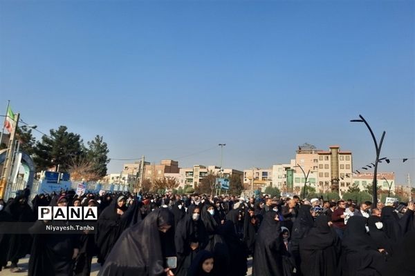 راهپیمایی حماسه نهم دی در شهرستان پاکدشت