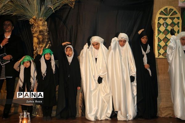 مراسم اختتامیه نمایش زخم موعود در ورامین