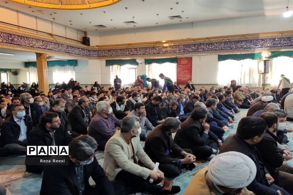 مراسم یادواره شهید سردار حاج قاسم سلیمانی در اداره‌کل آموزش و پرورش فارس
