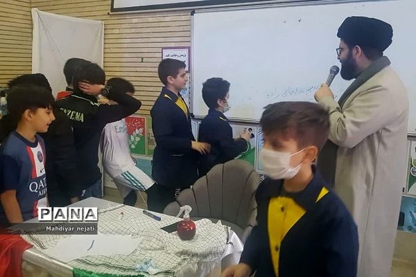 مراسم بزرگداشت سالگرد شهادت حاج قاسم در دبستان پسرانه سما رودهن