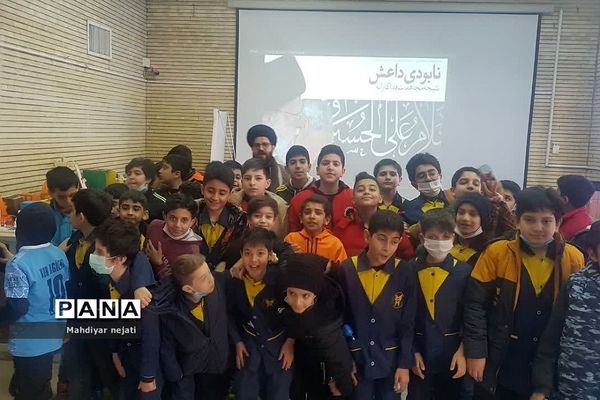 مراسم بزرگداشت سالگرد شهادت حاج قاسم در دبستان پسرانه سما رودهن