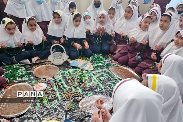 مراسم  بزرگداشت سالگرد حاج قاسم  سلیمانی در دبستان حضرت زهرا(س) یک رودهن