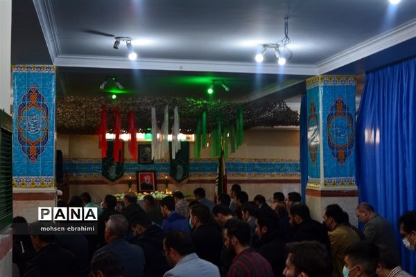 تشییع پیکر شهدای گمنام در اداره آموزش و پرورش شهرستان شهریار