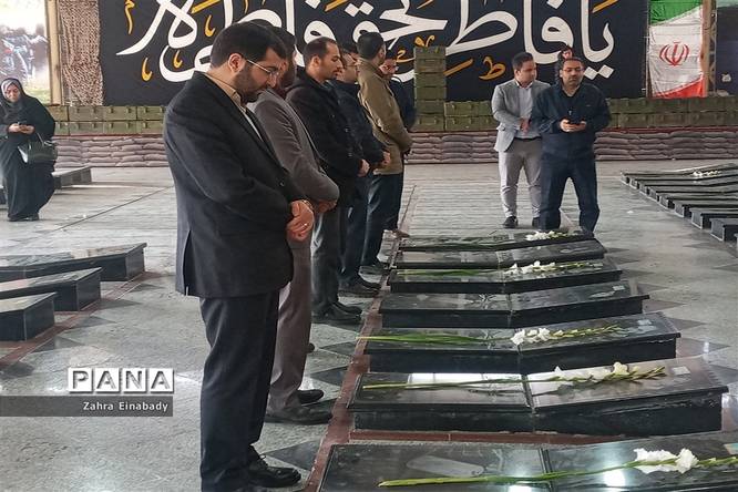 گلباران مزار شهدا بهمناسبت سالروز شهادت سردار دلها