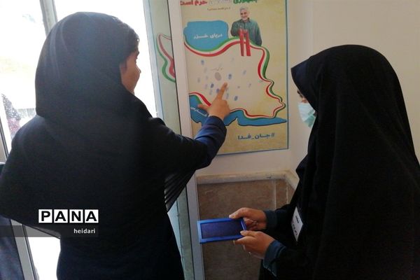 برگزاری ویژه برنامه شهادت سردار سلیمانی در مدرسه تمام تشکیلاتی سردار دل‌ها