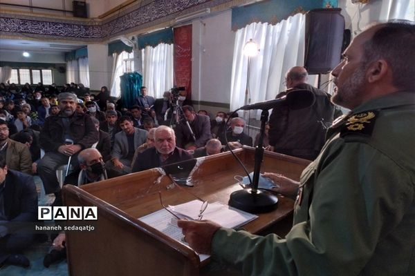 بزرگداشت هفتمین روز خاکسپاری شهید گمنام در اداره‌کل آموزش و پرورش فارس