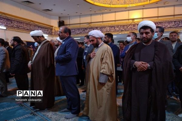 بزرگداشت هفتمین روز خاکسپاری شهید گمنام در اداره‌کل آموزش و پرورش فارس