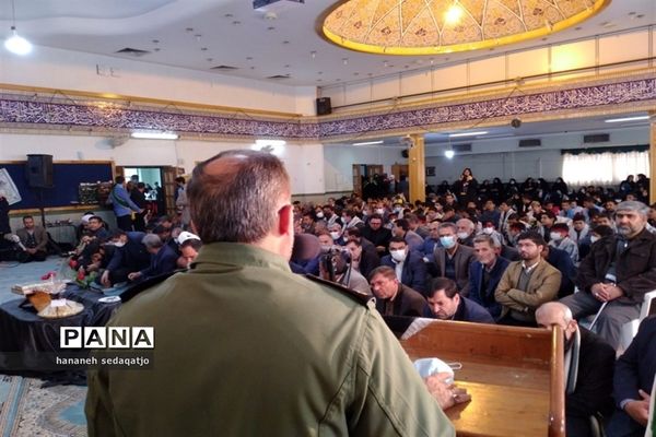 بزرگداشت هفتمین روز خاکسپاری شهید گمنام در اداره‌کل آموزش و پرورش فارس