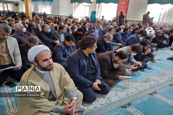 بزرگداشت هفتمین روز خاکسپاری شهید گمنام در اداره‌کل آموزش و پرورش فارس