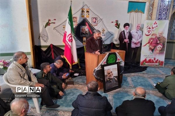 بزرگداشت هفتمین روز خاکسپاری شهید گمنام در اداره‌کل آموزش و پرورش فارس