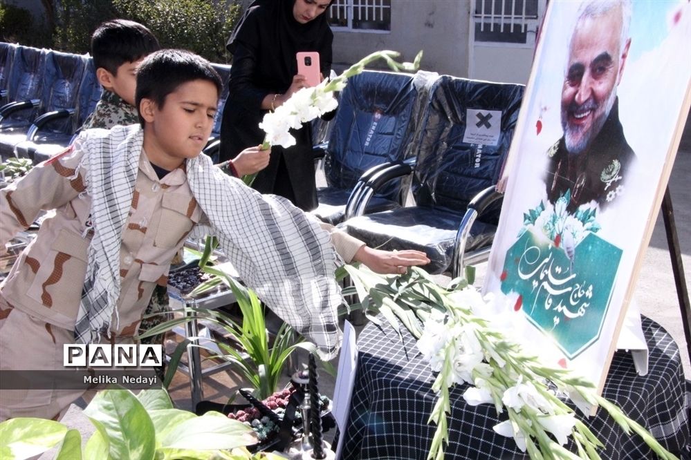 نواخته‌شدن زنگ‌ مقاومت در دبستان شهید‌سلیمانی تربت‌ جام