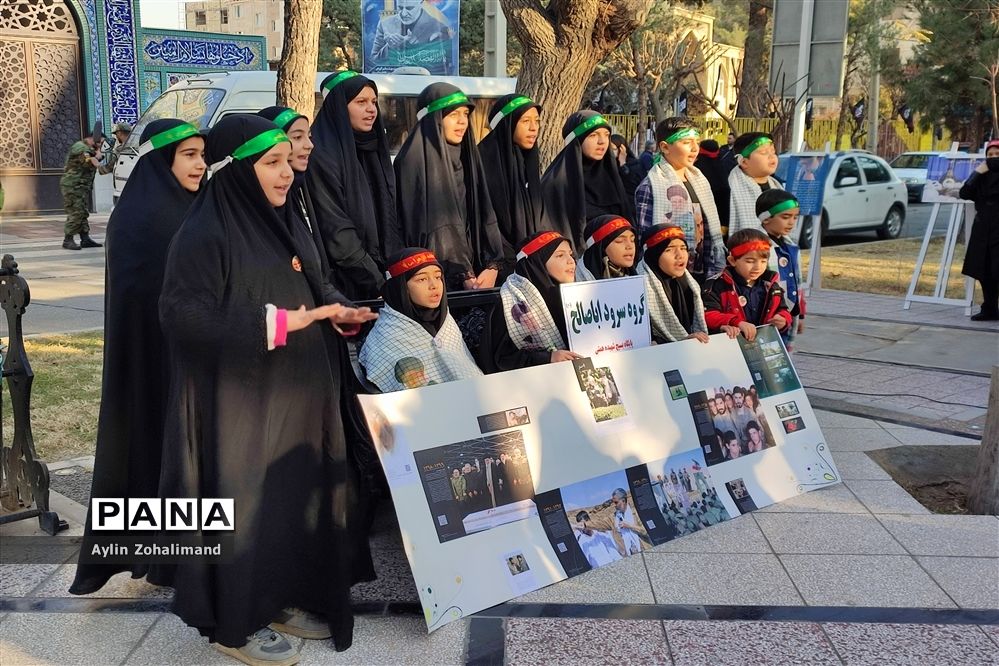 برگزاری مراسم سالگرد شهادت حاج قاسم سلیمانی در شهرستان رباط کریم