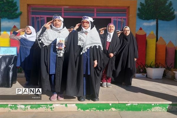 برگزاری مراسم سومین سالگرد شهادت سردار دلها در دبستان سید یونس فاطمی