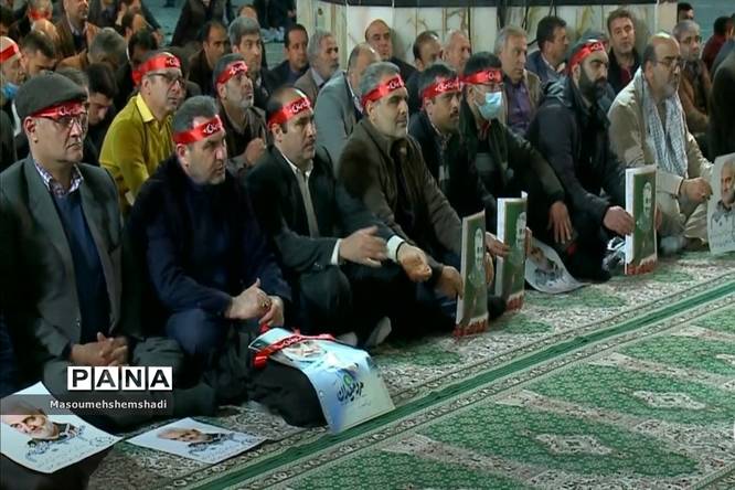 تجدید میثاق فرهنگیان منطقه ۱۲ با حاج قاسم