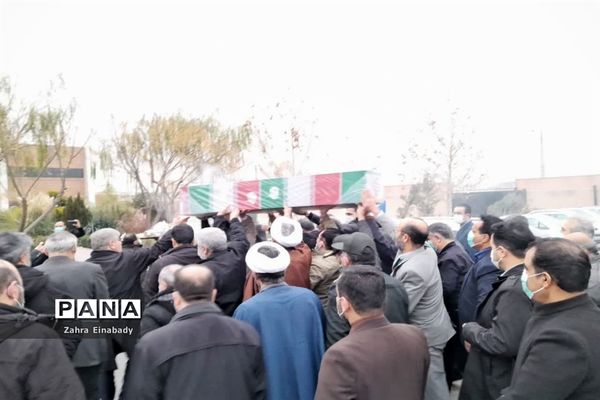 تشییع پیکر شهید گمنام در ادارات شهرستان ملارد
