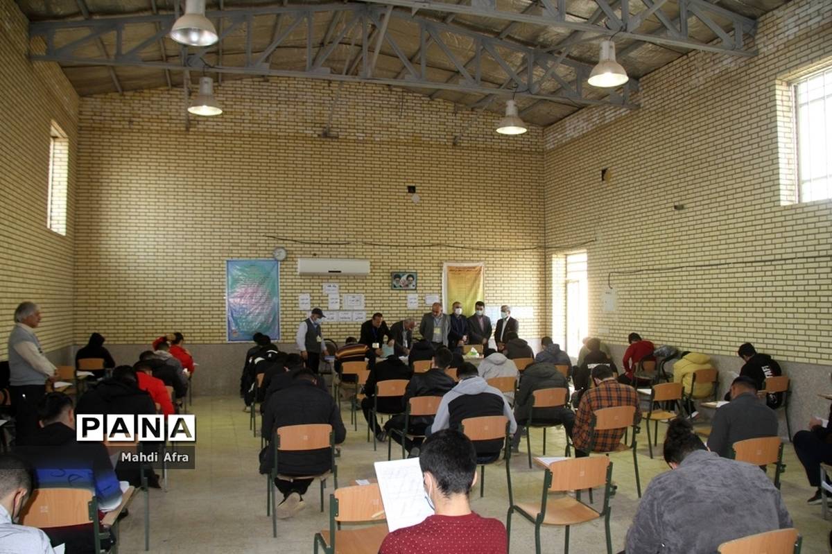 بازدید از حوزه‌های محل برگزاری امتحانات نهایی دی ماه در شهرستان بهبهان