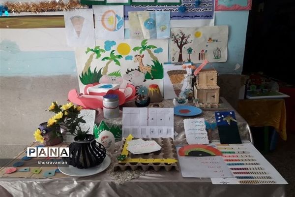 نمایشگاه طرح بوم و مواد دور ریختنی دوست داشتنی در قادرآباد