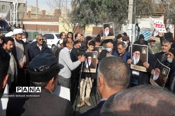 راهپیمایی باشکوه مردم غیور شهرستان قرچک