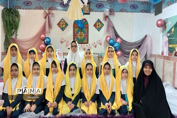 جشن عبادت دانش آموزان پایه سوم دبستان فیروزه منطقه ۱۳