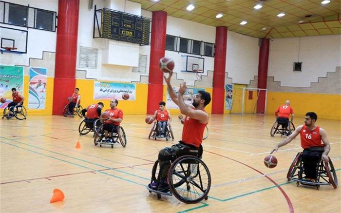 ششمین مرحله اردوی تیم ملی بسکتبال با ویلچیر مردان