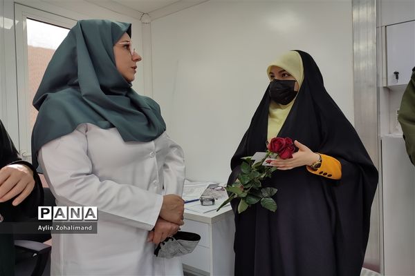 حضور تیم خیرین نورآوران سلامت در اداره آموزش و پرورش شهرستان رباط‌کریم