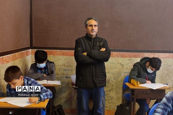 برگزاری آزمون پایش عملکرد یادگیری مدارس سمپاد  در مدرسه شهید بهشتی  رودهن