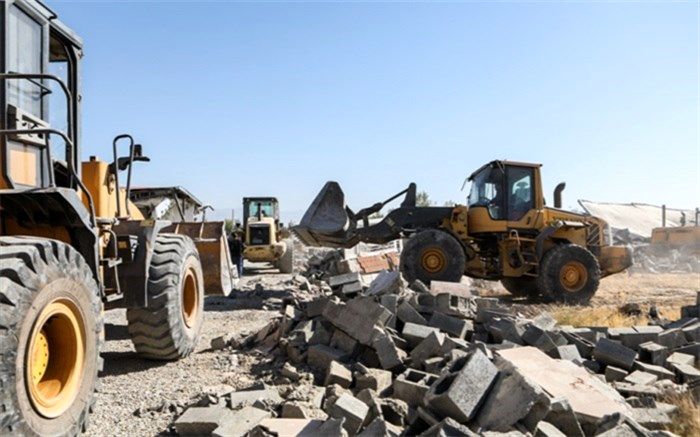 ۵۴ واحد تجاری غیرمجاز در محله خلازیر تخریب شد