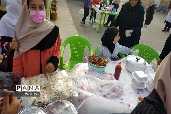 برگزاری بازارچه کسب و کار دانش‌آموزی در دبستان کوکب شهرستان بهبهان