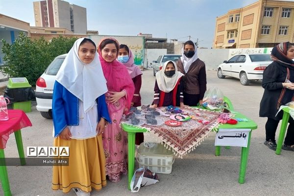 برگزاری بازارچه کسب و کار دانش‌آموزی در دبستان کوکب شهرستان بهبهان