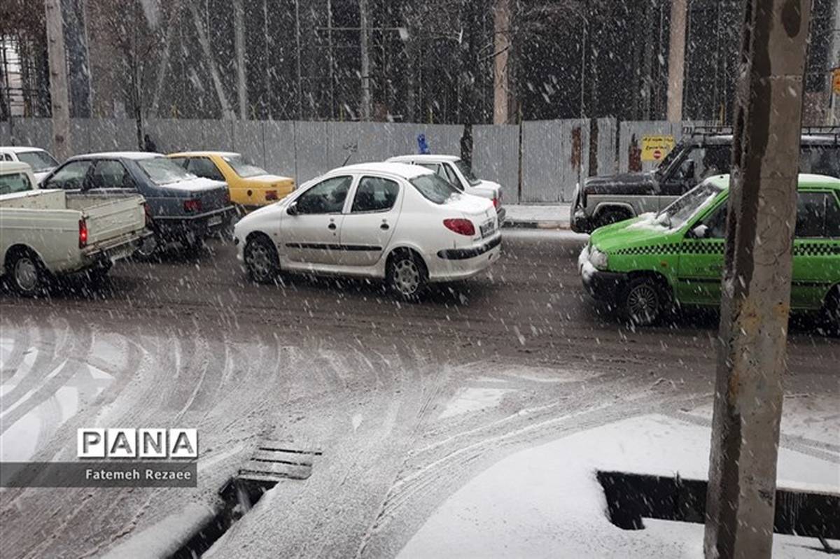 بارش برف و باران در نقاط مختلف کشور