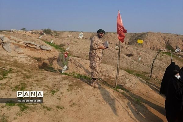 دانش‌آموزان دماوند در اردوی راهیان نور، جا پای شهدا گذاشتند