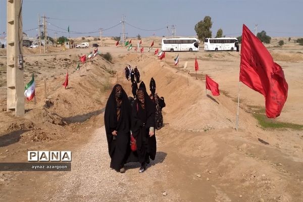 حضور دانش‌آموزان قائمشهری در یادمان عملیات فتح المبین