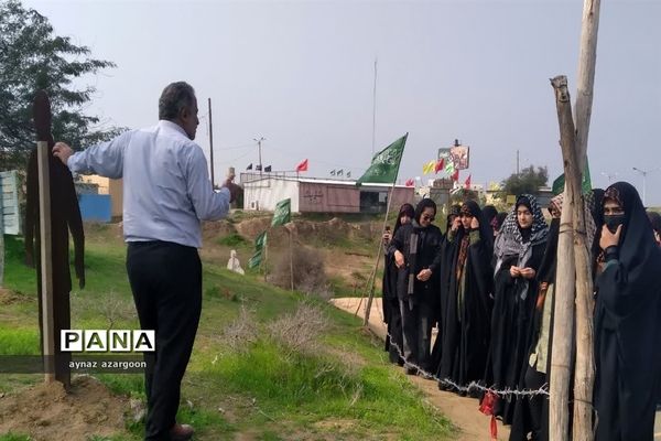 حضور دانش‌آموزان قائمشهری در یادمان عملیات فتح المبین