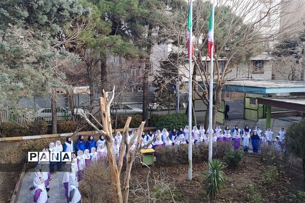 برافراشته شدن پرچم جمهوری اسلامی ایران و آغاز جشن های دهه فجر درمنطقه ۱۰