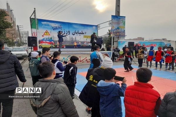 خیابان ورزش در قائمشهر