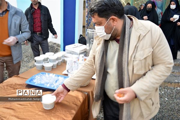 مراسم افتتاحیه حسینیه دانش‌آموزی ثامن الحجج در اردوگاه منتظری شهرستان شهریار